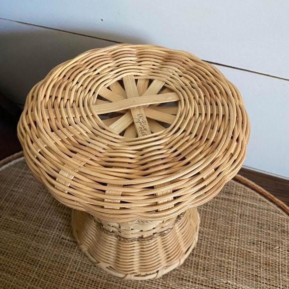 Wicker Flower Pot w/ Plastic Liner - Picture 5 of 6